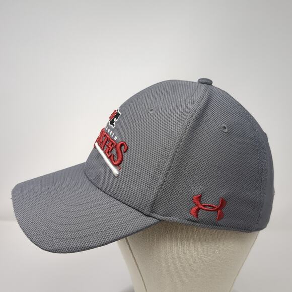 Whitworth Pirates Fitted Baseball Cap Gray XL Embroidered 6 Panel Under Armour - Picture 3 of 10